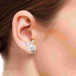 Stud Earrings 1 Pair Of Easter Pearl Inlaid Ear Girl Jewellery