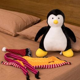 45cm Kawaii Hugsy Plush Toy Serious Friends Joey's Friend Plush Doll PENGUIN Rachel Stuffed Toy Hugsy Penguin Plush Gift Toy