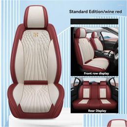 Car Seat Covers Ers High Quality All Inclusive Leather Er For E46 E90 3 Series E21 E30 E36 E91 E92 E93 F30 F31 F34 F3Car Accessories D Ot8Ac