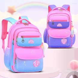 School Bags Large Capacity Side-Open Backpack For Teenage Girl Lightweight Cartoon Orthopaedic Primary Students Bag