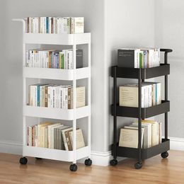 Kitchen Storage AOLIVIYA Official Trolley Rack Movable Multi-Layer Office Bed Head Small Dormitory Gap Snack Bookshelf