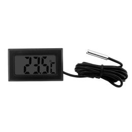 Household Thermometer Temperature Sensor Mini Aquarium Accessories Thermometer Hygrometer Waterproof Convenient Lcd Digital