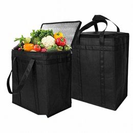 hot Portable Fridge Bag Insulated Bag Lunch Box Thermal Cooler Bag Folding Fi Picnic Travel Food Ctainer Tote Bags Box P7ZE#