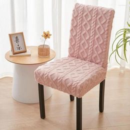 Chair Covers Thick Jacquard Cover Spandex Stretch Chairs Seat Slipcovers For Kitchen Dining Room Wedding Adjustable Sillas De Oficina