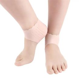 Heel Protector Easy To Clean Heel Cover 4 Colors Foot Care Tools Lace Heel Covers Comfortable And Breathable Anti-slip Socks
