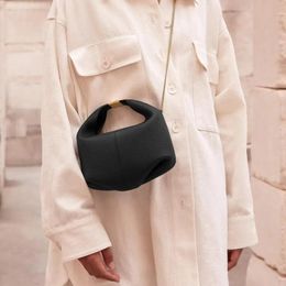 Evening Bags Luxury Cowhide Leather Shoulder Bag Handbag Women Elegant Trend Designer Female Crossbody Hand Handbags A3