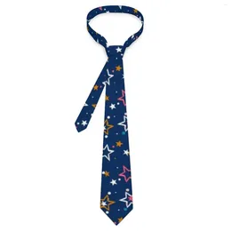 Bow Ties Mens Tie Colourful Stars Neck Dots Print Vintage Cool Collar Design Wedding Great Quality Necktie Accessories