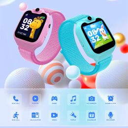 Kids Music Smart Watch 1.54 inch 2G Phone Watch With TF Card 16 Games Watch Rotable Camera Step Count Children Clock Gifts.