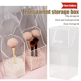 Storage Boxes Dustproof Container Square Tool Box Flip Cover High Quality Eyebrow Pencil Household Tools Thickened