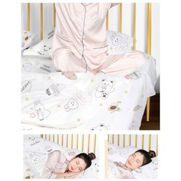 43st stoblesingle engångsglaskuddkudde täcker resor sängkläder set nonwoven tyg för skönhetssalong els 240321