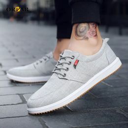 Shoes Men Shoes New Hemp Breathable Men Casual Shoes Driving Moccasin Men Soft Comfortable Loafers Brand Fashion Half Slippers Flats