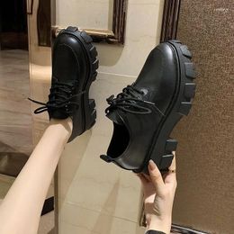 Fitness Shoes Women's Chunky Sneakers Square Heel High Head 2024 Autumn Platform Fashtion Set Of Feet Lace-up Casual