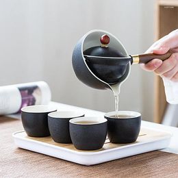 Teaware Sets Tea Ceremony Set Chinese Automatic Rotating Make Home Ceramic Pot Travel Portable Gift Customization