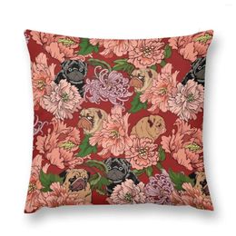 Pillow Because Pugs Throw Decorative S Bed Pillowcases Custom Po