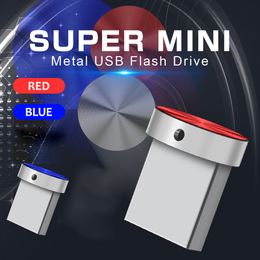 Super mini metal usb flash driver 128 64 32 GB office USB pendrive 64gb 32gb Memory stick Car Computer Accessories