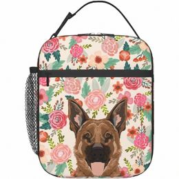german Shepherd Dog Reusable Portable Lunch Bag Fr Insulated Cooler Tote Bag for Outdoor College Travel Office Picnic Work D8j2#