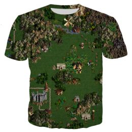 Personal Hero Might and Magic Game 3D HD Print Summer Boy T-shirt Fashionable Street Style Comfortable Oversized Short Sleeve