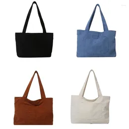 Shoulder Bags Fashionable Corduroy Bag Large Capacity Handbags Perfect For Women
