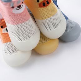 Newborn Baby Shoes Breathable Mesh Kid First Walkers Indoor Socks shoes Toddler Boy Cute Anti-slip Floor Infant Girls Sock 0-3Y