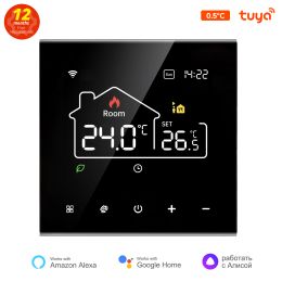 Tuya WiFi Smart Thermostat Electric Heating Water Gas Boiler Temperature Controller Work With Alexa, Google Home, Alice