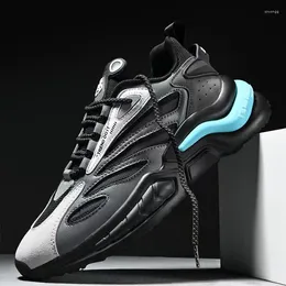 Casual Shoes Dad For Men 2024 Spring Brand Designer Platform Sport Korean Lace Up Breathable Fashion Basketball