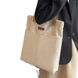new Shop Bag Canvas Tote Bag Student Book Large-capacity Storage Bag Shoulder Female Eco-Friendly Reusable Handbags New d0Bt#