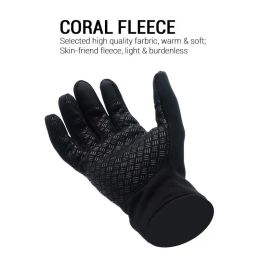 Winter Men's Cycling Gloves Touch Screen Full Finger Warm Bike Gloves Waterproof Outdoor Skiing Bicycle Motocycle Gloves Unisex