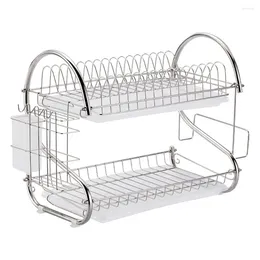 Kitchen Storage Cutting Board Holder Organizer Sink Rack Shelf Dish Drain Multifunction