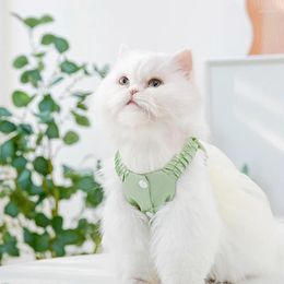 Dog Apparel 2024 Summer Puppet Lace Strap Thin Breathable Dress Pet Leash Clothes Cat Costume Cats