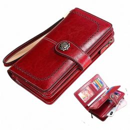 fi Women Leathe Wallets Rfid Female Purse Genuine Leather Ladies Wallet Phe Case Woman Wallet And Purse Card Holder 9925#