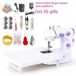 Machines Portable Electric Sewing Machines for Beginners, Mini Sewing Toys for Girls, Mending Crafts Toy, Light, 712