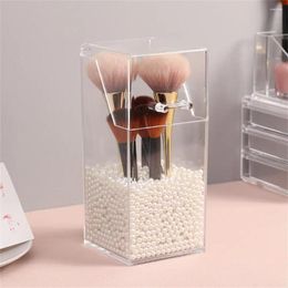 Storage Boxes Acrylic Eyebrow Pencil Box Square High Quality Tools Household 9x9x21cm Tool Thickened