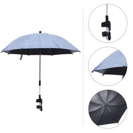 Accessories Golf Trolley Umbrella Golf Club Push Pull For Cart Car Umbrella 30Inch Folding Baby Stroller UV Protection Umbrella