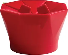 Bowls 1PC Magic Microwave Silicone Popcorn Maker Fold Bucket Bowl DIY Healthy Snack Makers Container Kitchen Baking Too LN 003