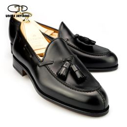 Boots Uncle Saviano Loafers Men Shoes Wedding Dress Fashion Designer Best Man Shoe Handmade Genuine Leather Shoes Men Original