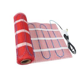 Electric Radiant Warmmat Self-adhesive Underfloor Heating Mat Dual Core The Ceramic Tile Wooden Floor Heating System 100W/m2