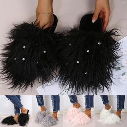 Slippers Colour Winter Thermal Fashion Casual H Women's Breathable Decorated Intdoor Shoes Good Motion For Women