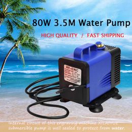 80W 3.5M Water Pump 220V/110V Muti-fuctional Submersible Pump for CNC Router 1.5KW/2.2KW Spindle Motor,Engraving Machine Cooling