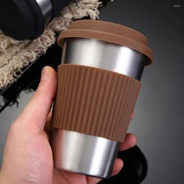 Mugs 500ml Novel Anti-scald Convenient Coffee Mug Corrosion Resistant Water Cup Anti-slip Heat Insulated For Daily