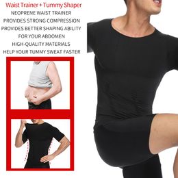 Mens Body Shaper Belly Control Shapewear Man Shapers Modeling Underwear Waist Trainer Corrective Posture Slimming Vest Corset