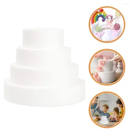 Decorative Flowers Cake Foam Dummy Dummies Model Fake Prosthetic Rounds Foams Round Decorating Polystyrene Practice Mould Wedding Diy