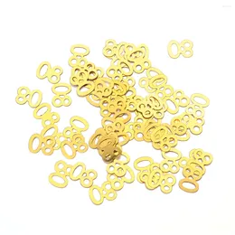 Party Decoration 1200 Pcs Confetti For Birthday Gold Decor Dining Table Number Happy Decorations