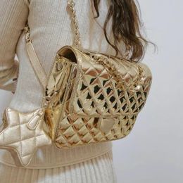 Backpack Mirror Designer Star Shoulder bags Luxury Handbags 10A 1:1 Quality Calfskin Flap bag Chain Bag 20cm With Box WC171