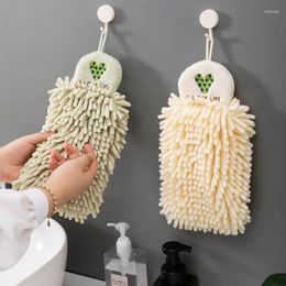 Towel Chenille Hanging Thickened Quick-drying Household Super Soft And Absorbent Wipes Rag Towels Bathroom Kitchen Accessories