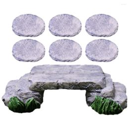 Garden Decorations Micro Landscape Ornament Bonsai Tiny Bridge Mini Resin Model Fairy Gardens Home Decor Decoration Stepping Stone Trinkets