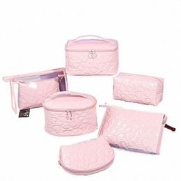 cute Set Makeup Bag for women Large Capacity Cosmetic Bag with Handle Travel Toiletry Bag Wing for Women Q3MT#