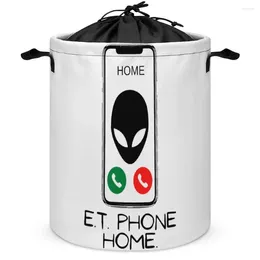 Storage Bags E.T. Phone Home For Sale Laundry Basket Box Dust Proof Unique Stored Toys Lifting Hand Can Be Folded Bathroom