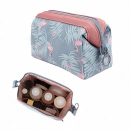 women Travel Animal Flamingo Make Up Bags Girl Cosmetic Bag Makeup Beauty W Organiser Toiletry Pouch Storage Kit Bath Case k6Rp#