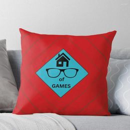 Pillow House Of Games Throw Marble Cover Pillowcase Christmas Cases