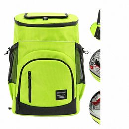 33l Large Lunch Bags Food Box Travel Backpack for Men Outdoor Double Shoulder Leak Proof Lightweight Insulati Cooler Bag Beer x86p#